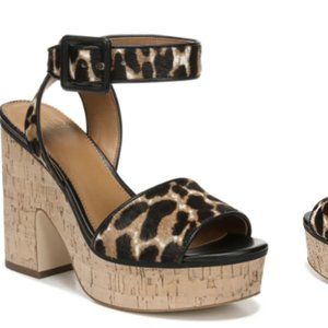 SARTO by Franco Sarto Franny Platform Sandal | NWB | Cork Platform|Leopard Print